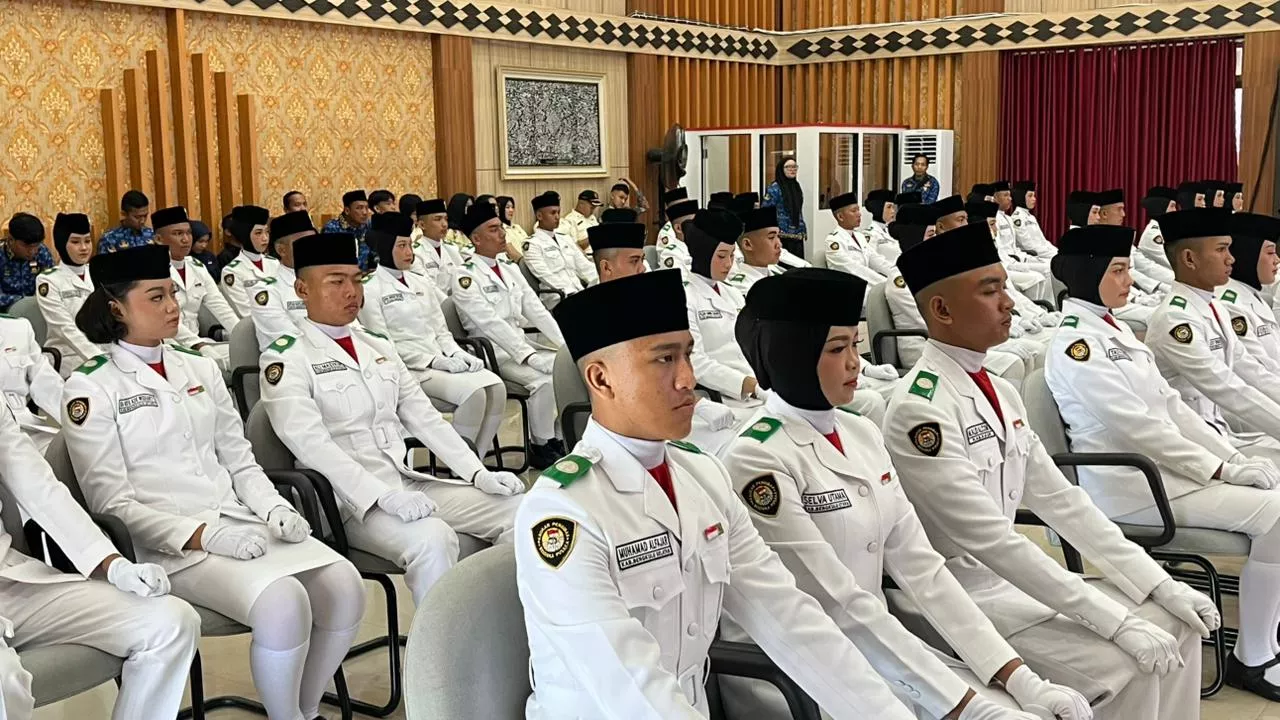 Usai Kibarkan Sang Saka, 54 Paskibraka Bengkulu Akhiri Tugas dengan Penuh Kebanggaan