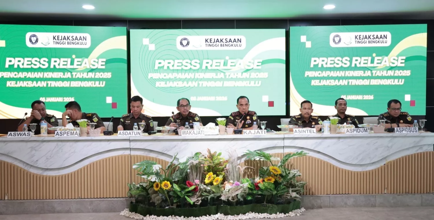 Kejati Bengkulu Sudah Cokok 49 Tersangka Korupsi dan Berhasil Selamatkan 1,4 Triliun Uang Negara