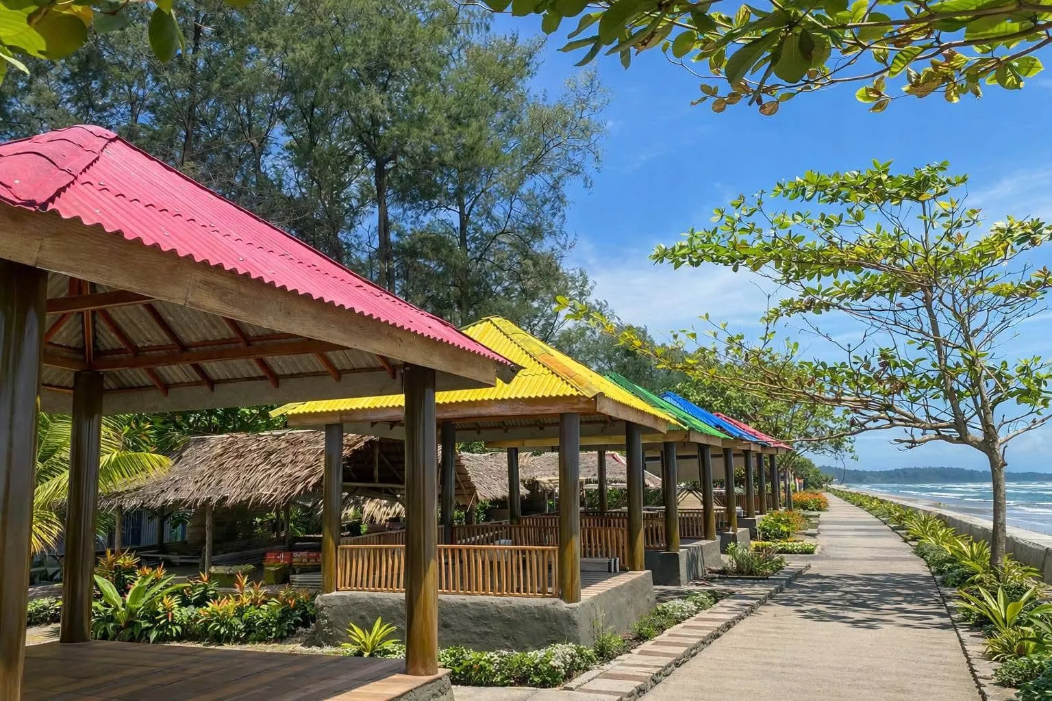 Pantai Panjang Dipoles Jelang Lebaran 2026, Gazebo Gratis dan Harga Makanan Diawasi