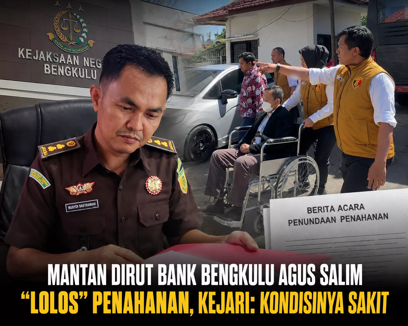 Mantan Dirut Bank Bengkulu Agus Salim 