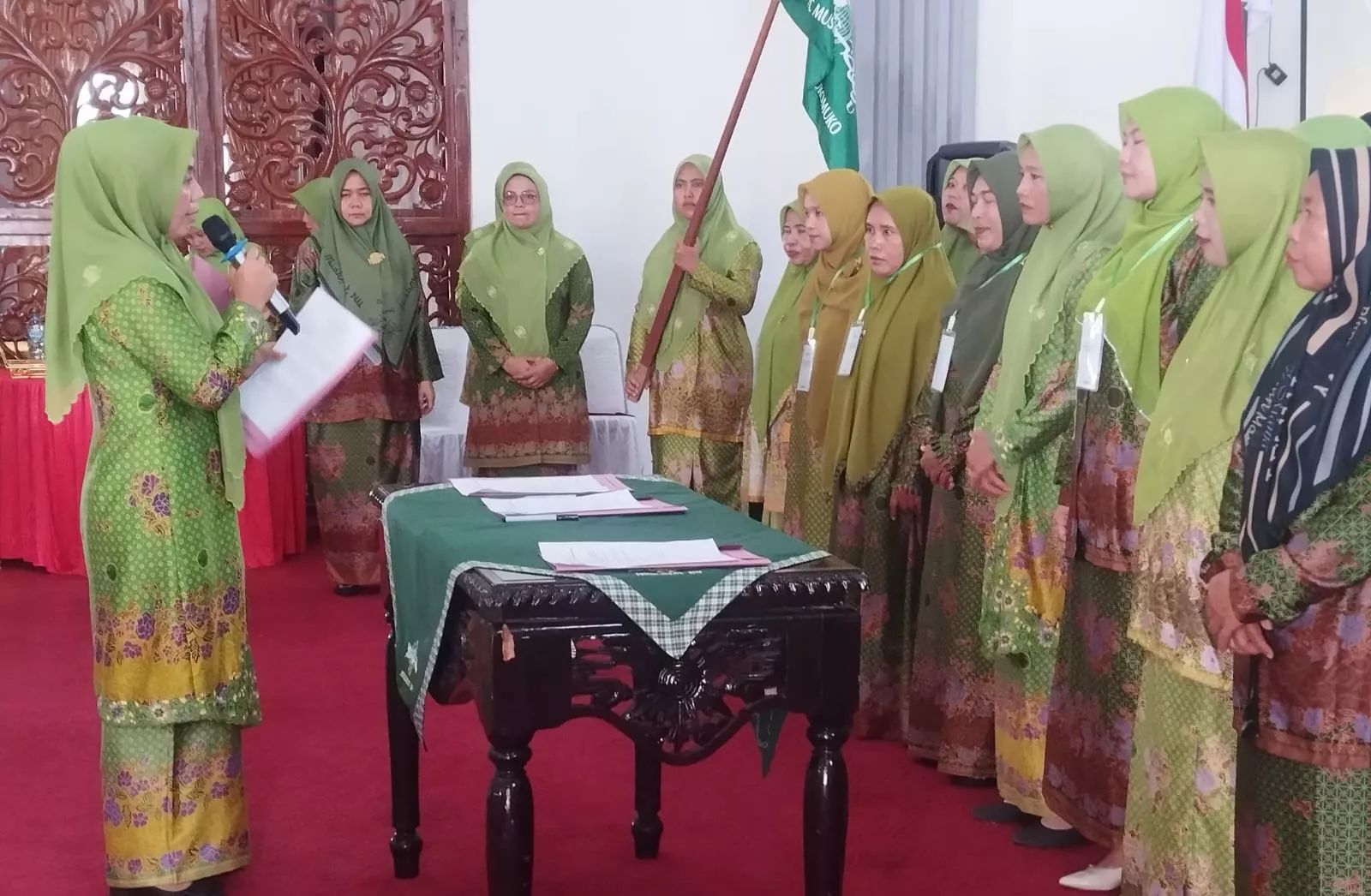 Pemkab Mukomuko Dukung Penguatan Peran Perempuan Lewat Pelantikan PC Muslimat Nahdlatul Ulama