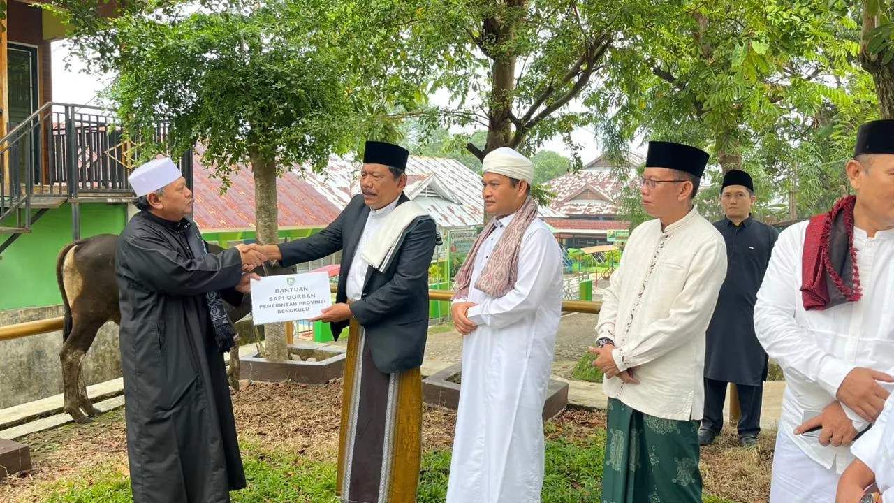 Pemprov Bengkulu Berbagi Kurban, 52 Ekor Sapi Disebar ke Berbagai Wilayah
