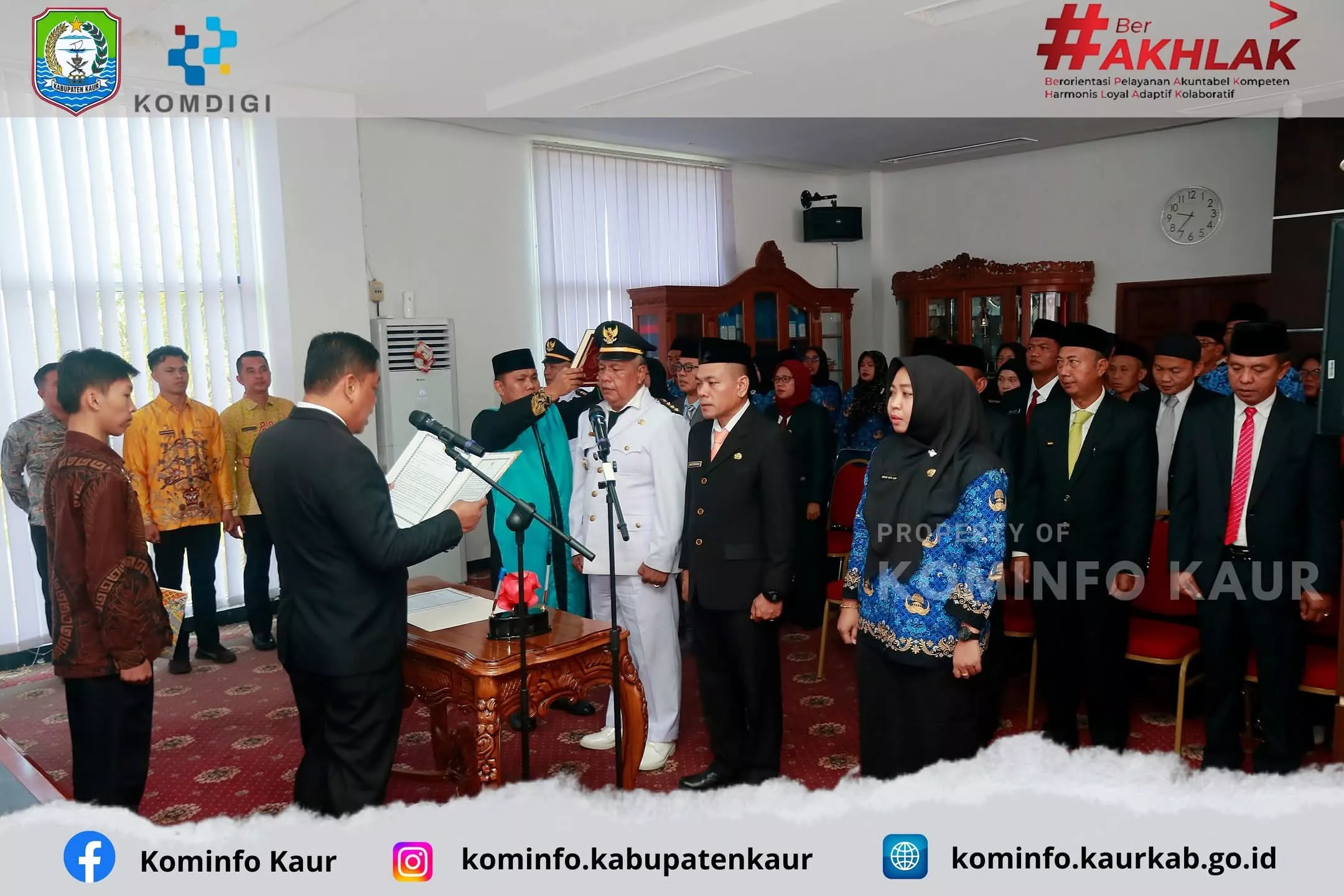 Pemda Kaur Rotasi 33 Pejabat, Tiga Camat Strategis Berganti