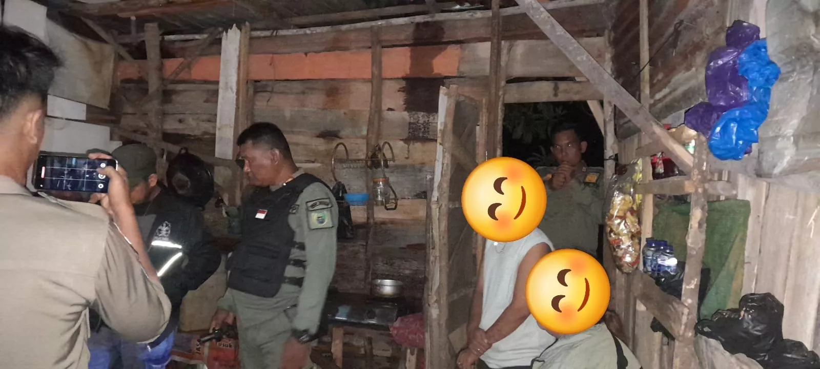 Berlanjut! Satpol PP Kota Bengkulu Tertibkan Warung Remang Penjual Tuak dan Miras di Beringin Raya