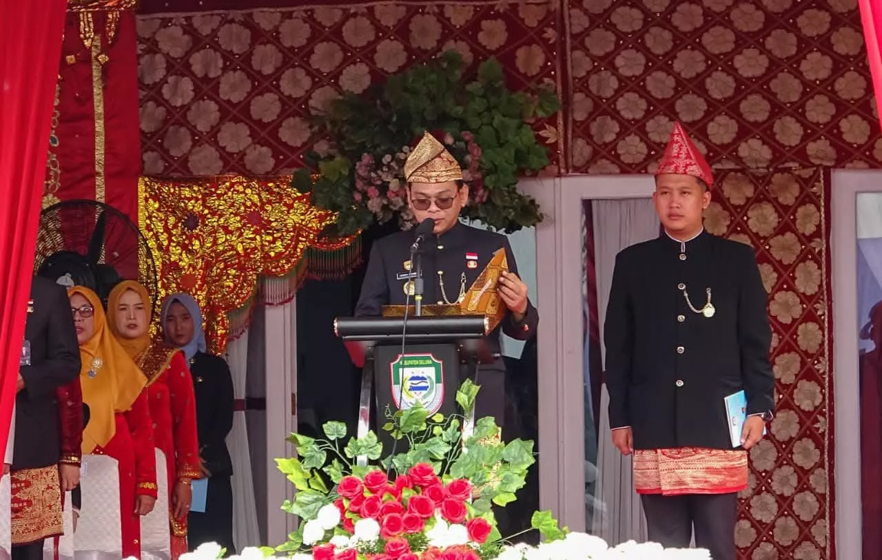 Momentum HUT ke-23, Bupati Ajak Masyarakat Ikut Bantu Bangun Seluma