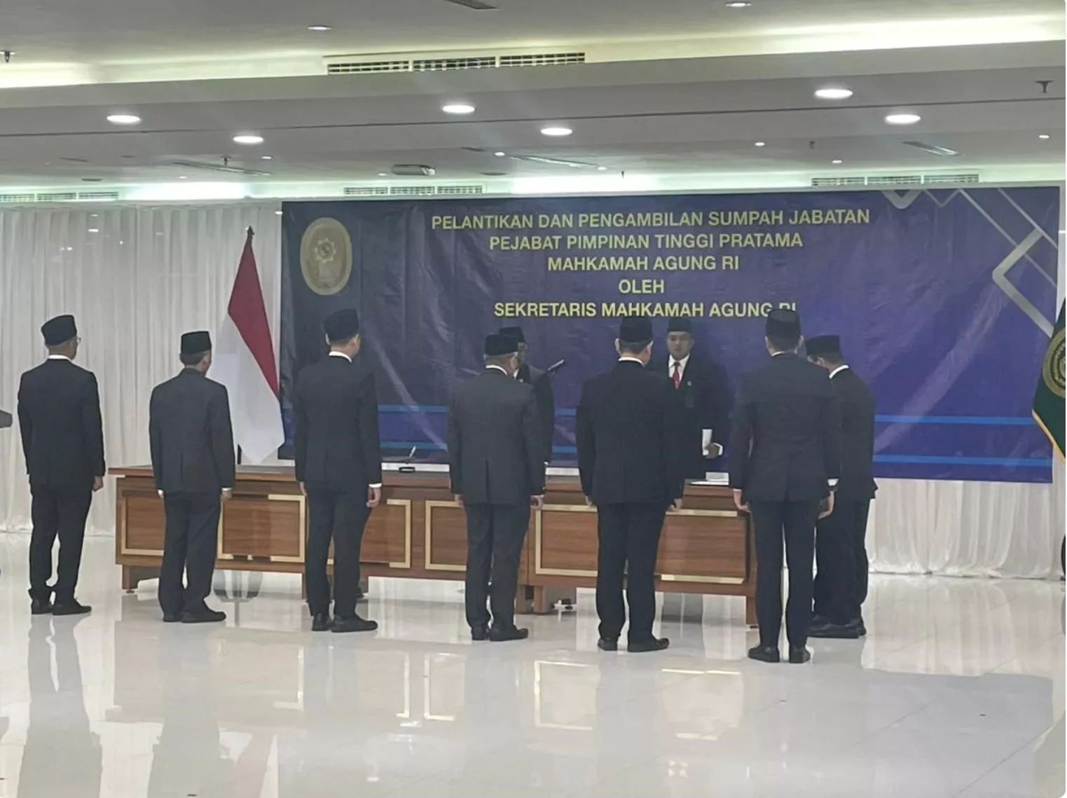 Sekretaris MA Lantik 5 Pejabat Baru, Pesan Keras Soal Integritas dan Reformasi Birokrasi