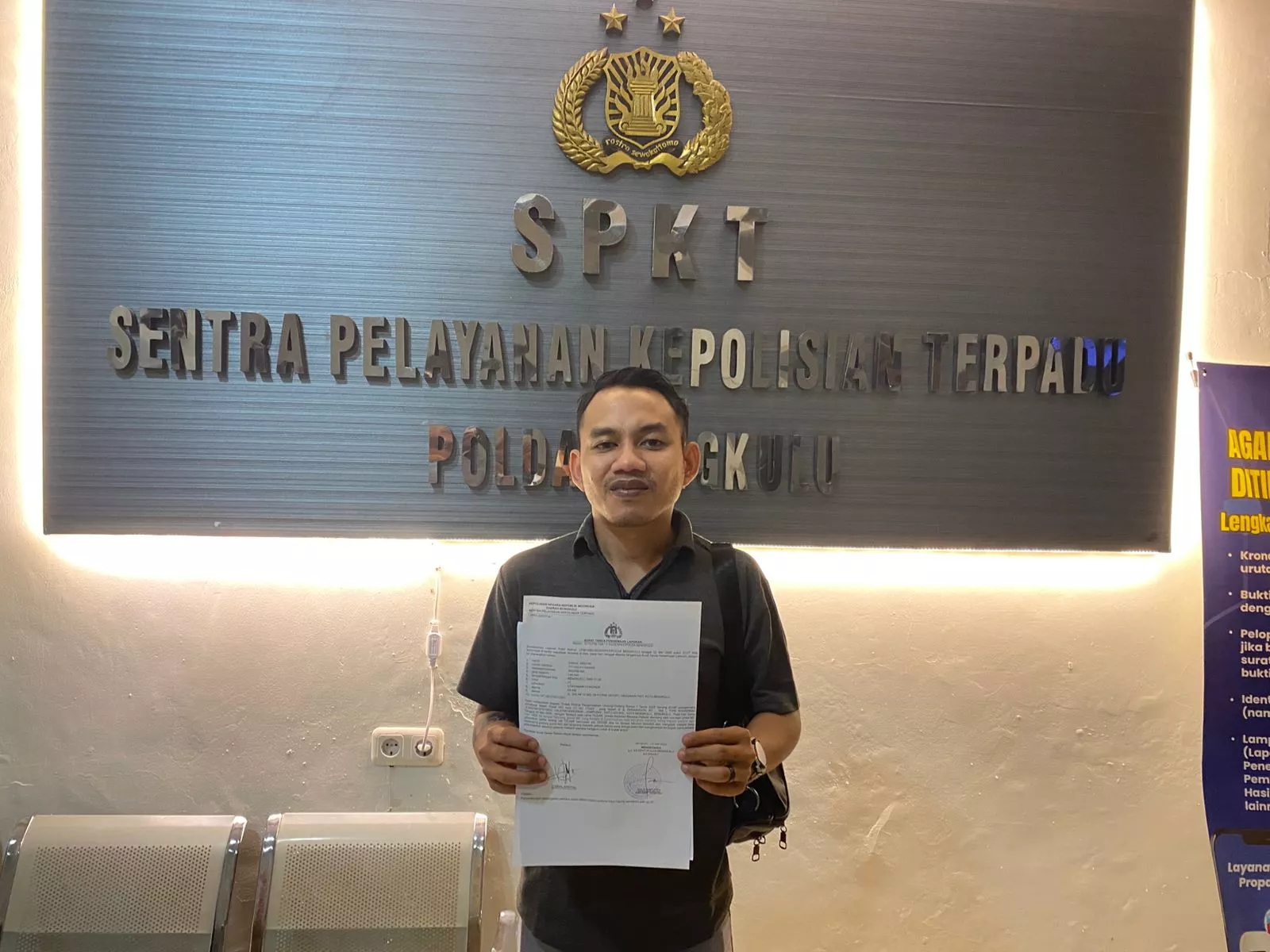 Diduga Todong Wartawan Pakai Pistol, Terlapor Penganiayaan Kembali Dilaporkan ke Polda Bengkulu