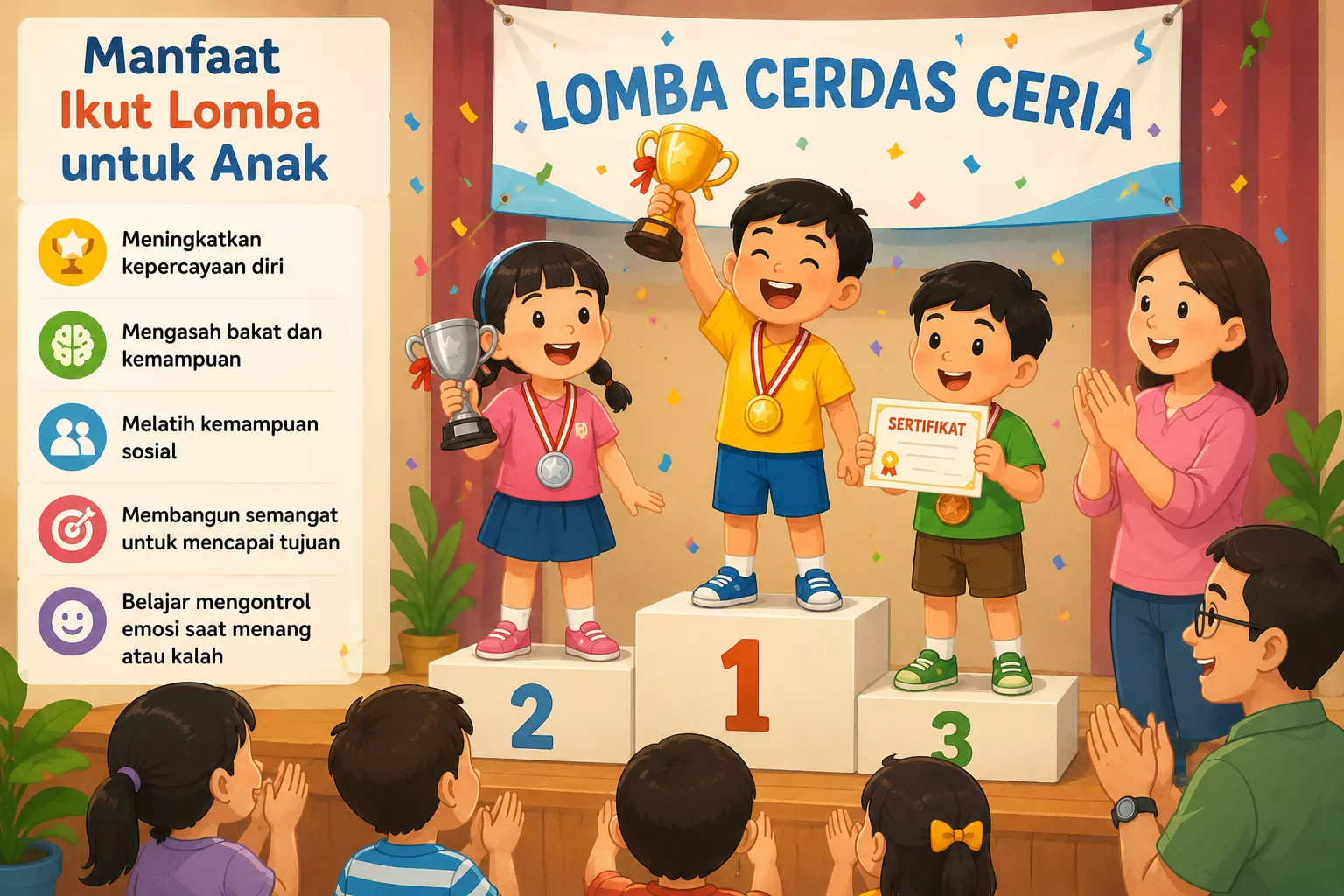Ketahui Manfaat Ikut Lomba untuk Anak