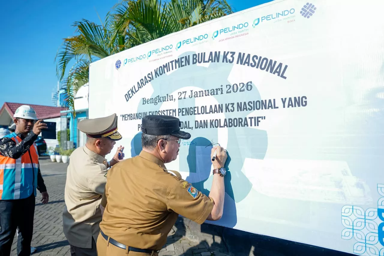 Bulan K3 Nasional 2026, Pemprov Bengkulu Tekankan Disiplin SOP dan Budaya Keselamatan Kerja