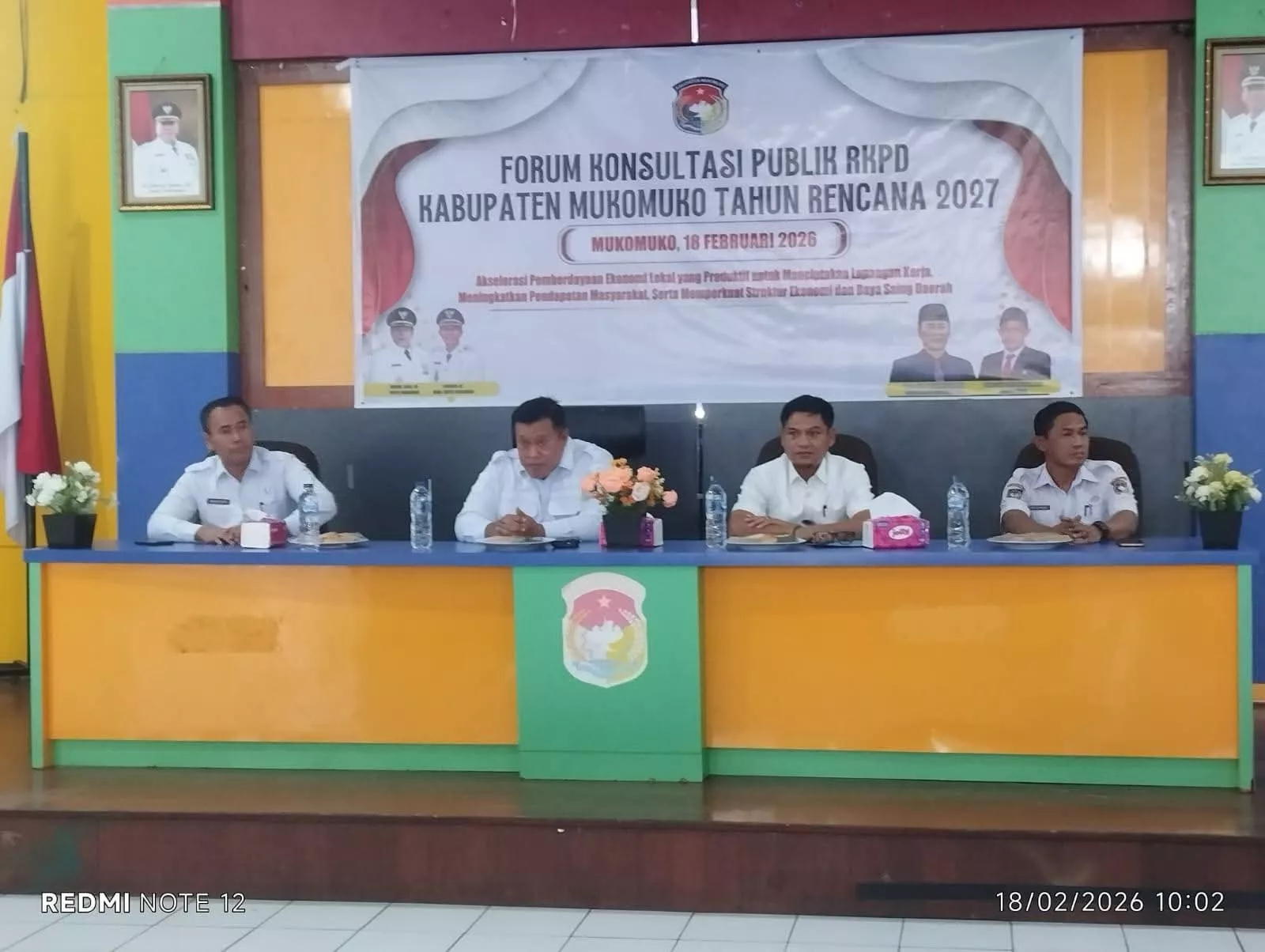 Bupati Mukomuko Buka Forum Konsultasi Publik RKPD 2027, Tekankan Peran Aktif Masyarakat
