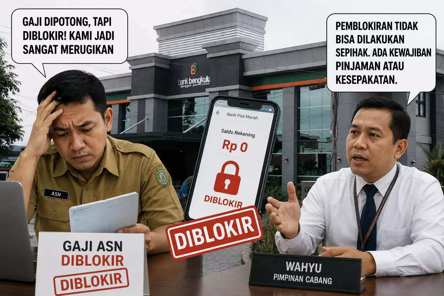 Heboh! ASN Mengaku Gaji Dibekukan, Bank Plat Merah Buka Suara