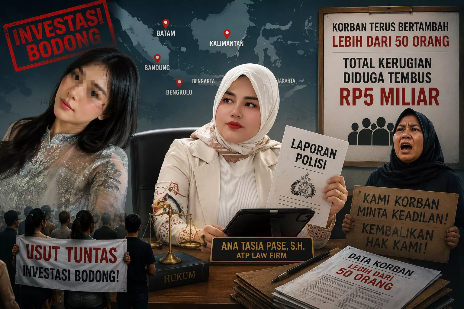 Lebih dari 50 Korban Mengadu, ATP Law Firm Ungkap Total Kerugian Diduga Tembus Rp5 Miliar