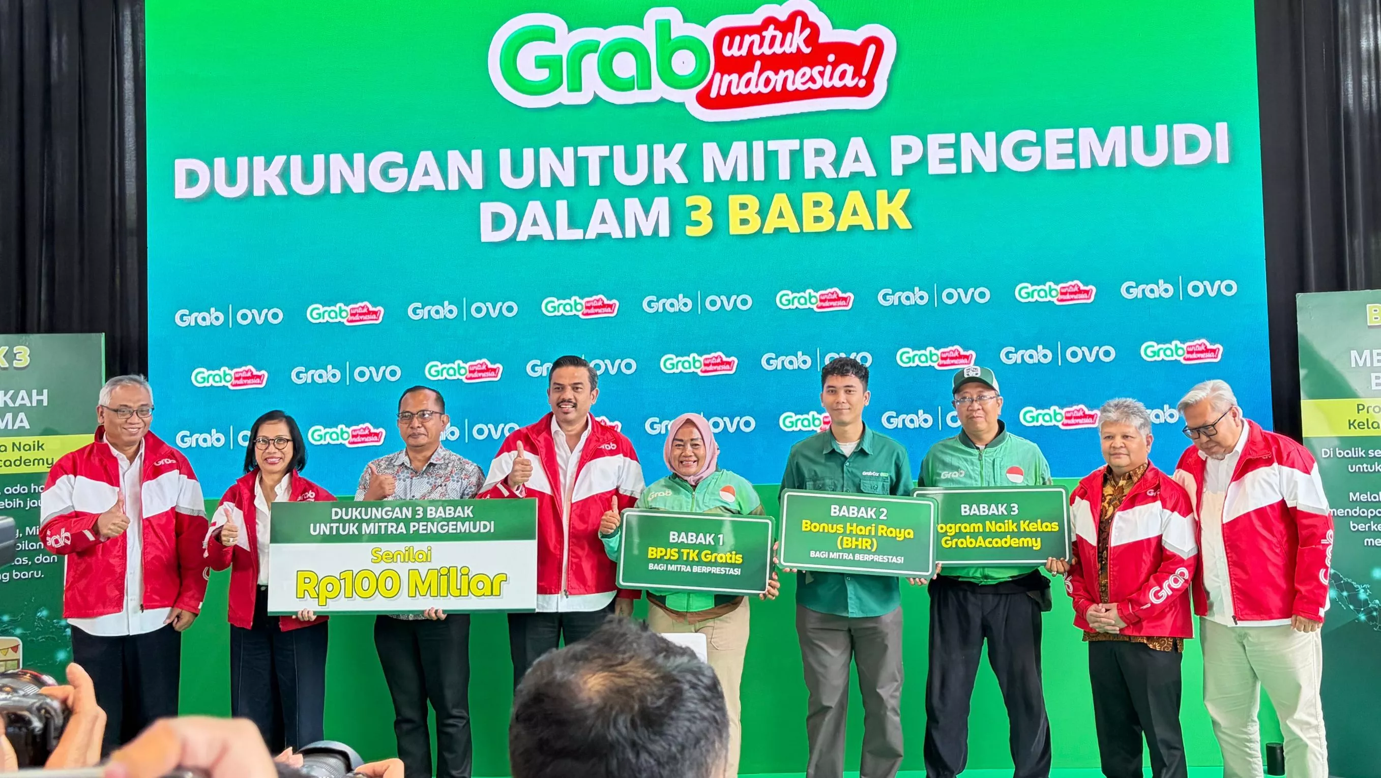 Grab Kucurkan Rp100 Miliar untuk Driver: BPJS Gratis hingga Bonus Hari Raya