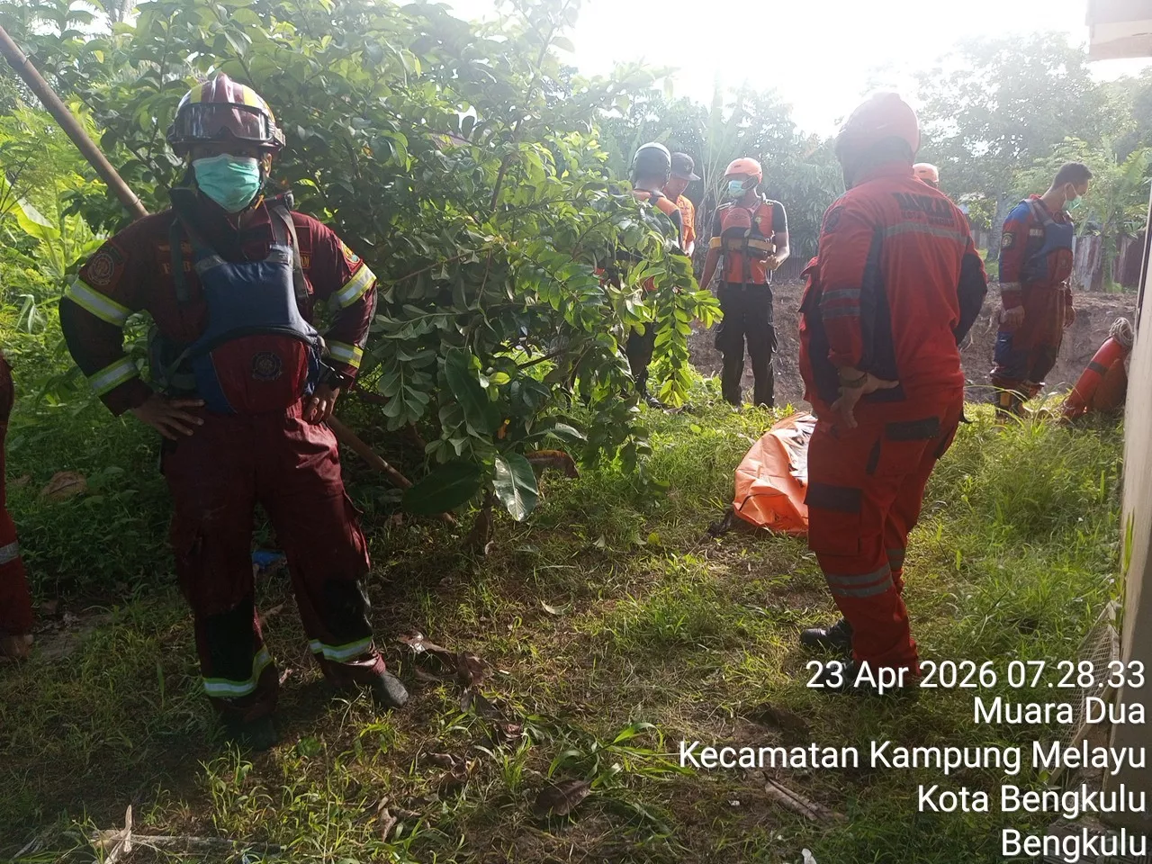 Heboh! Mayat Pria Mengapung di Sungai Muara Dua Bengkulu, Diduga Korban Tenggelam Dua Hari Lalu