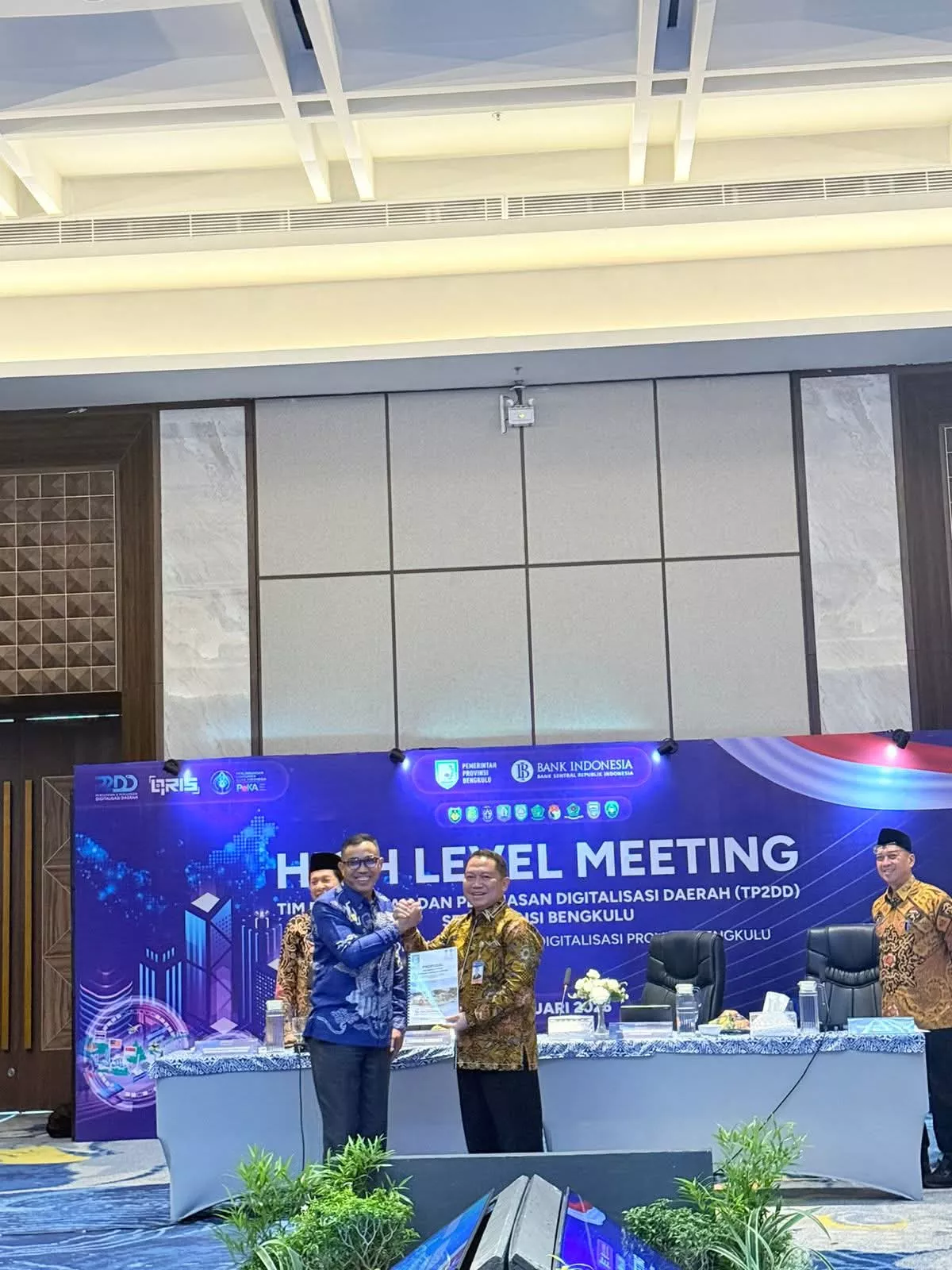 Wabup Kepahiang Serahkan Proposal Revitalisasi Taman Santoso di Forum TP2DD Bengkulu