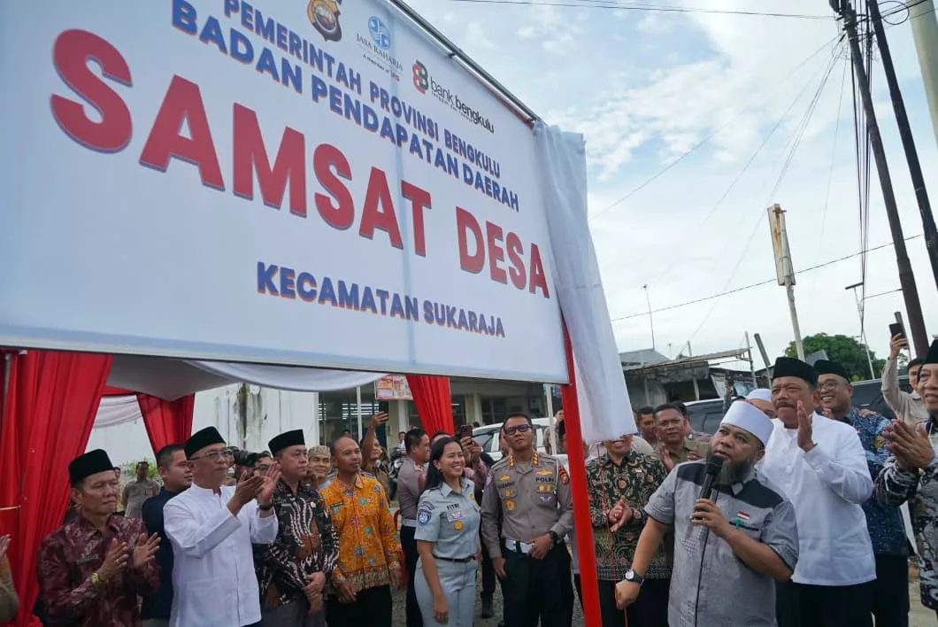 Gubernur Helmi Hasan Resmikan Samsat Desa di Seluma, Layanan Pajak Kendaraan Kini Hadir Lebih Dekat