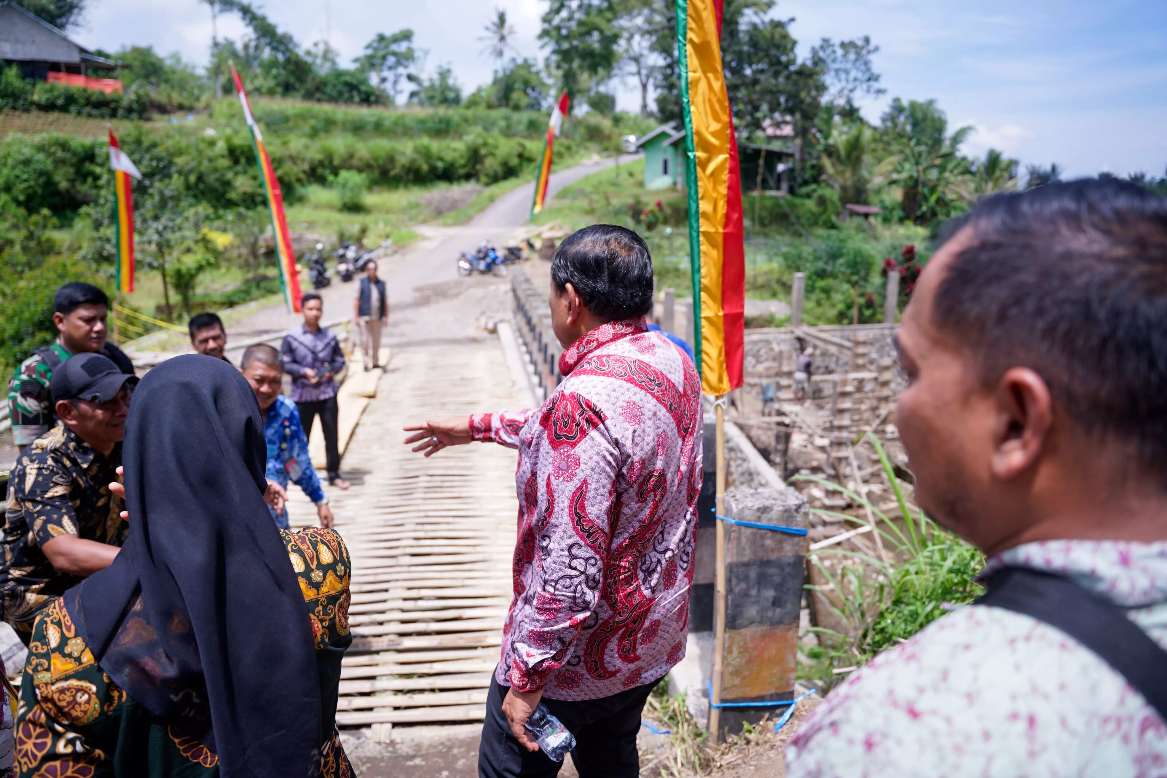 Jembatan Amblas di Rejang Lebong, Wagub Mian Lapor Gubernur