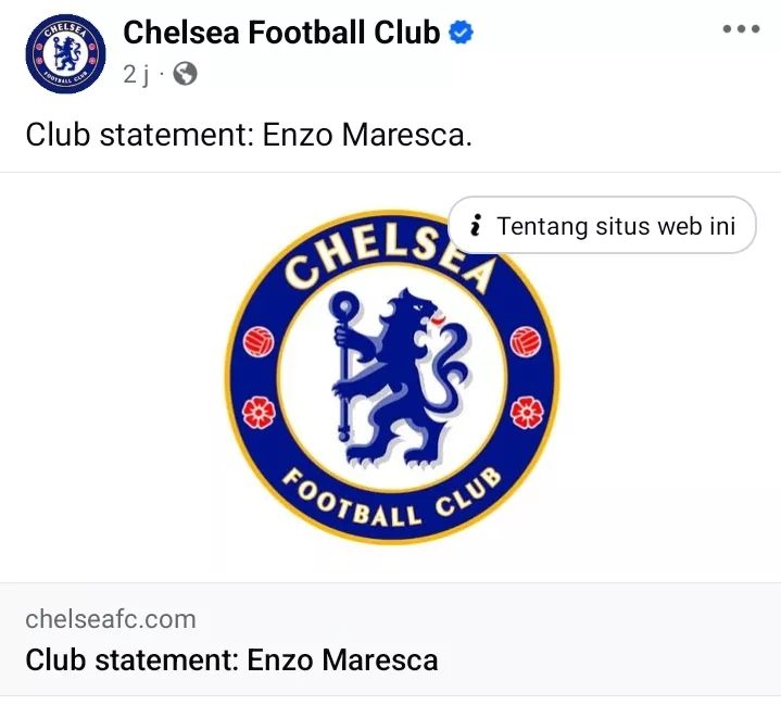 Enzo Maresca Resmi Berpisah Dengan Chelsea