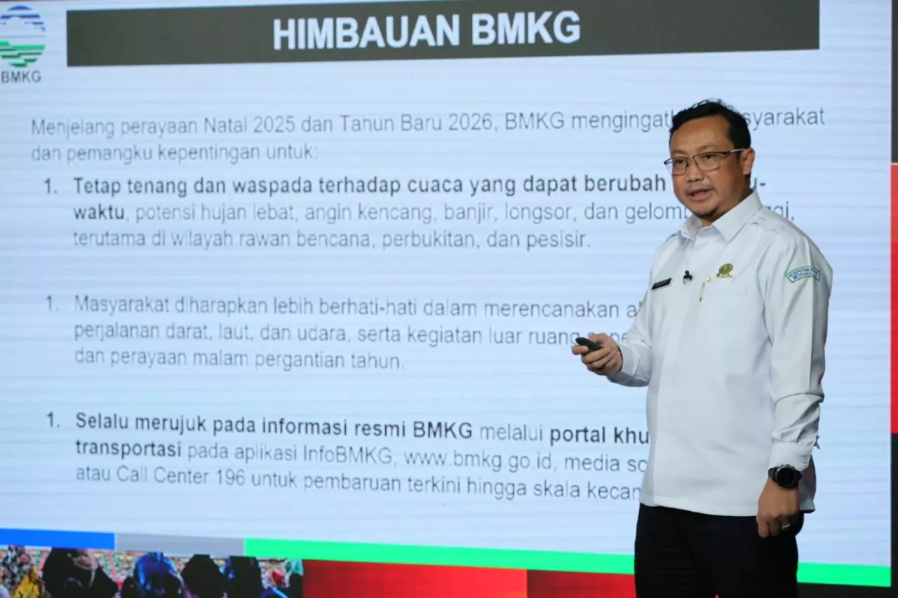 BMKG Imbau Masyarakat Waspada Dinamika Cuaca Selama Libur Nataru