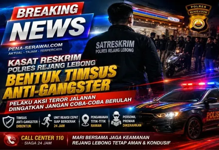 Aksi Gangster Bikin Resah, Satreskrim Rejang Lebong Turunkan Tim Khusus dan Personel Preman