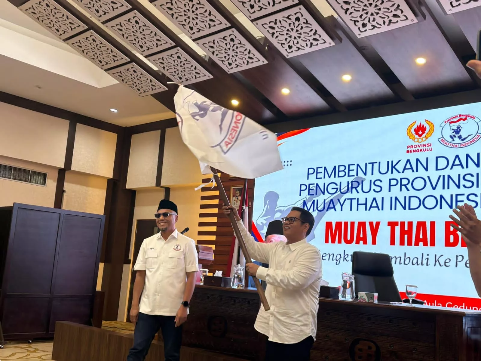 Usai Terpilih Aklamasi, Ade Mahfud Langsung Pasang Target untuk Muaythai Bengkulu