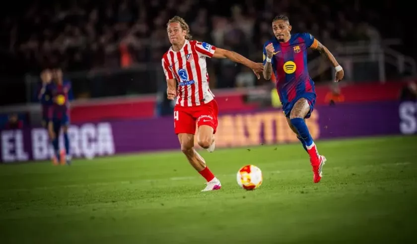 Agregat Tipis 4-3, Atletico Madrid Hentikan Misi Comeback Barcelona