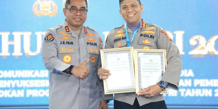 Bidhumas Polda Bengkulu Ukir Prestasi, Borong Dua Penghargaan di Rakernis 2026
