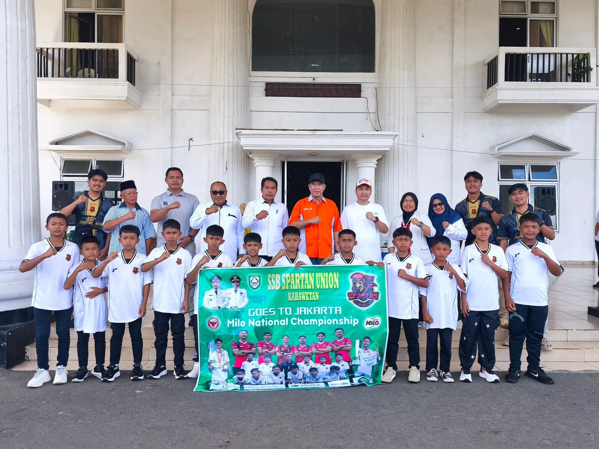 Bupati Kepahiang Lepas SSB Spartan Union Berlaga di Kejuaraan Nasional Garuda Anak