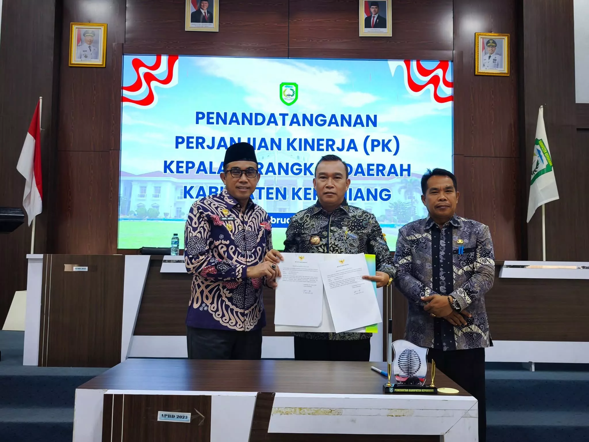 Bupati Kepahiang Pimpin Penandatanganan Perjanjian Kinerja, Tegaskan Komitmen Tingkatkan Akuntabilitas