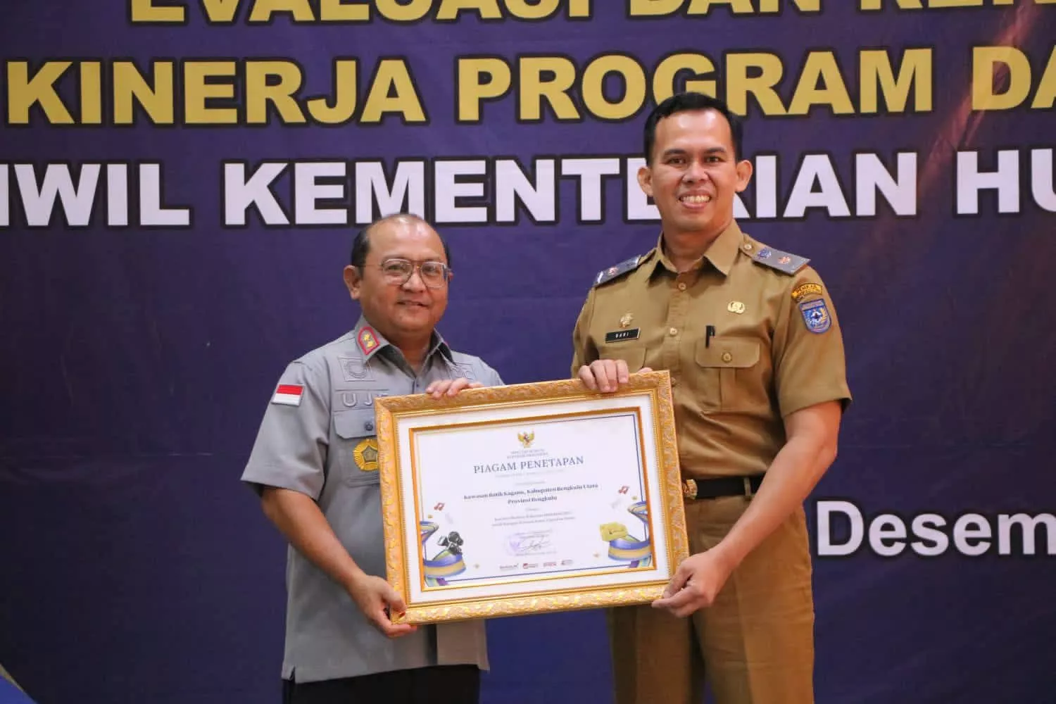 Batik Kagano Khas Bengkulu Utara Resmi Jadi Kawasan Berbasis Kekayaan Intelektual