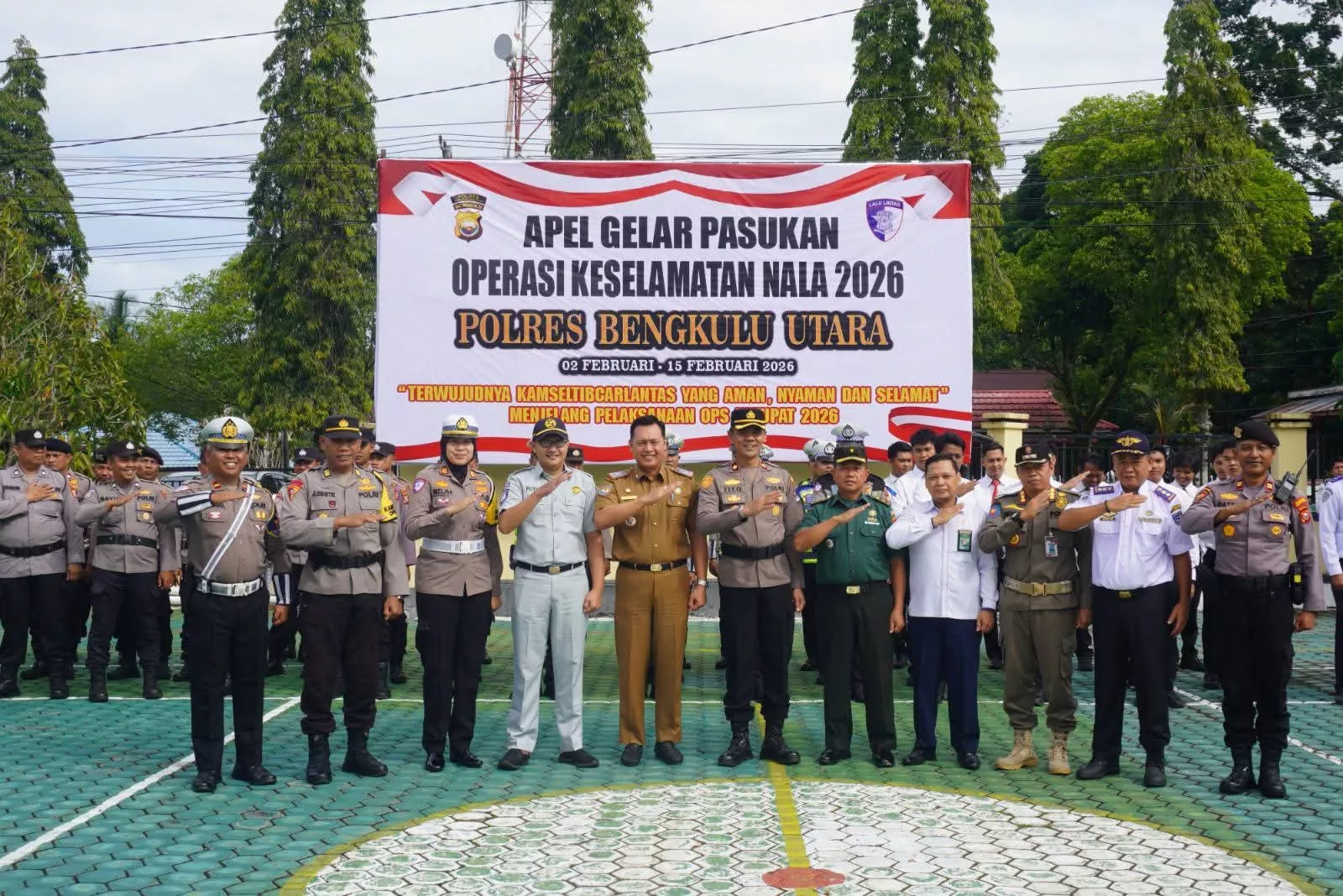 Polres Bengkulu Utara Mulai Operasi Keselamatan Nala 2026, Tekankan Disiplin Berlalu Lintas