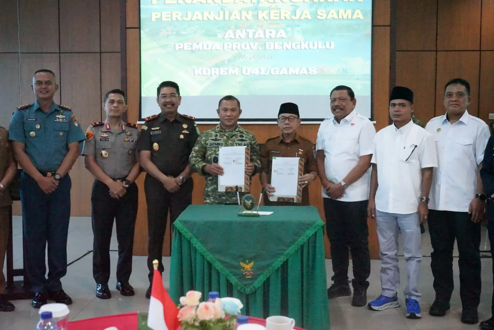 TNI Turun Tangan! Pemprov Bengkulu Teken Kerja Sama Strategis untuk Dongkrak Ekonomi Daerah