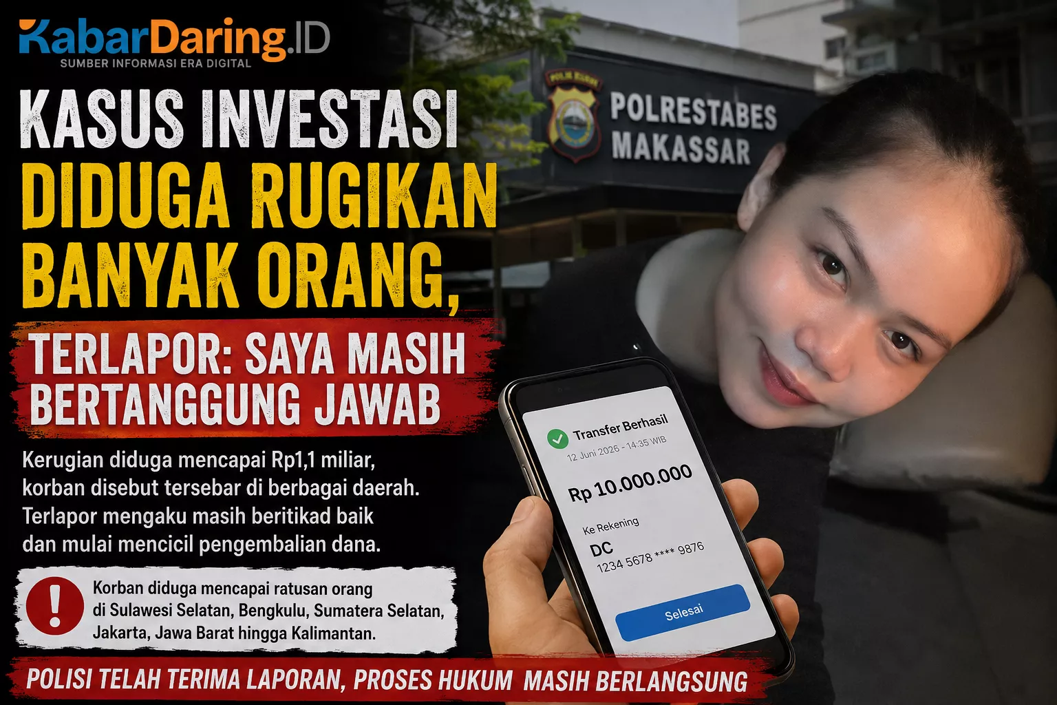 Kasus Investasi Diduga Rugikan Banyak Orang, Terlapor: Saya Masih Bertanggung Jawab
