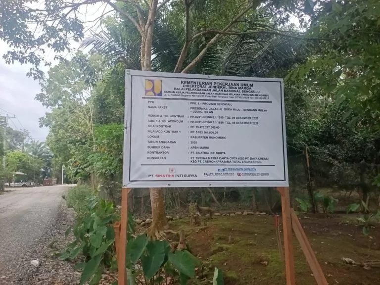 Proyek Jalan Sukamaju–Ujung Tolan Disorot, Kontraktor Klaim Sesuai Spesifikasi