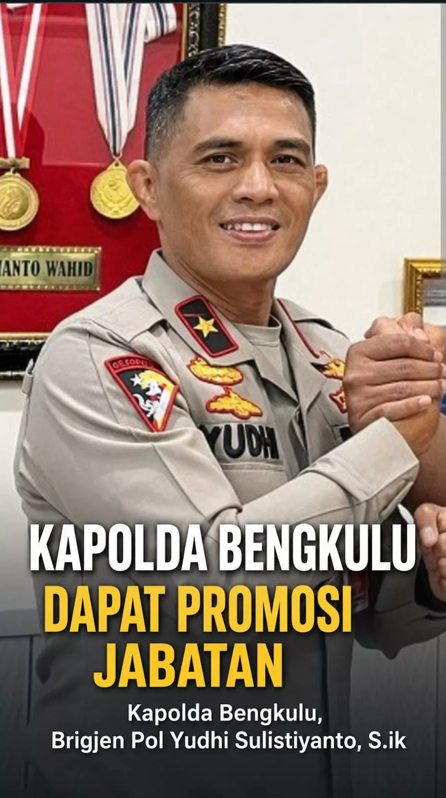 Mutasi Besar Polri! Yudhi Sulistiyanto Wahid Resmi Pimpin Polda Bengkulu, Prianto Duduki Kursi Wakapolda