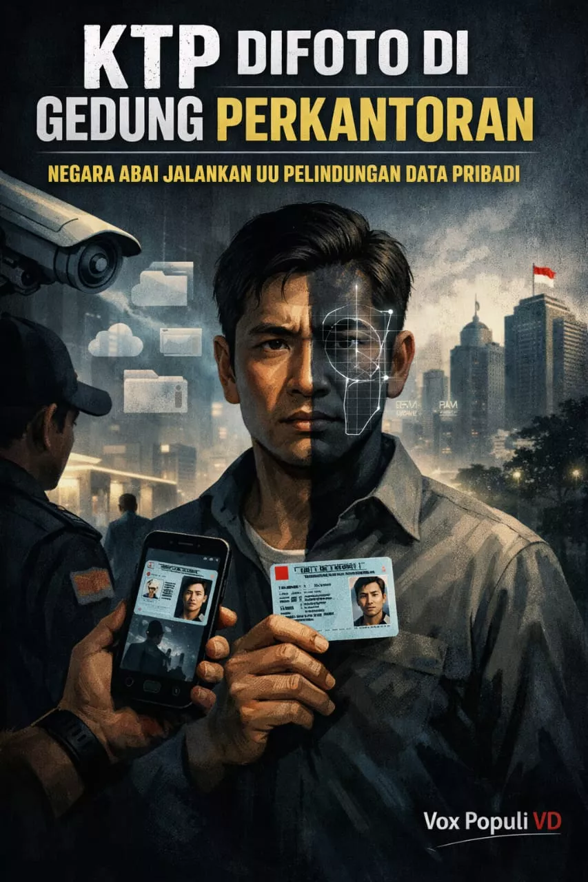 KTP Difoto di Gedung Perkantoran, Negara Abai Jalankan UU Pelindungan Data Pribadi