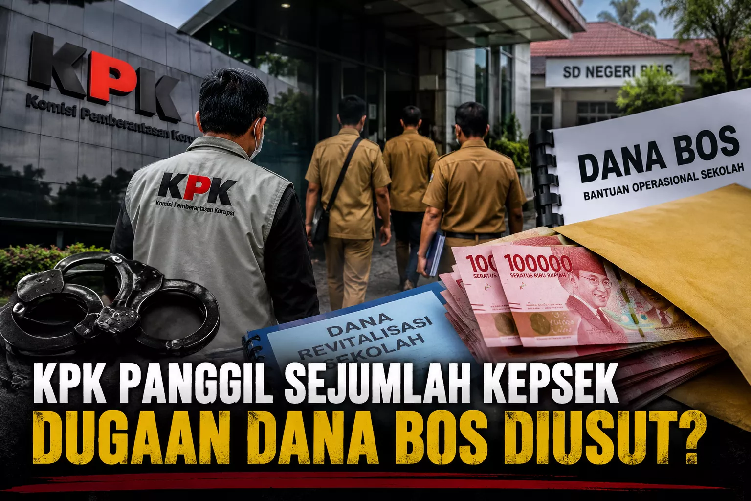 Kasus OTT Rejang Lebong Bakal Ada Tersangka Baru! Sejumlah Kepsek dan Pengawas Dipanggil KPK?