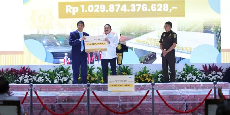 Fantastis! Kejagung Serahkan Uang Rp1 Triliun Lebih ke Negara, Ini Sumbernya