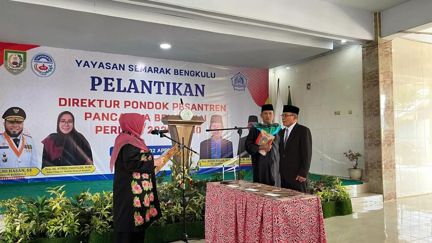 Pelantikan Direktur Definitif Jadi Momentum Kebangkitan Pesantren Pancasila Bengkulu