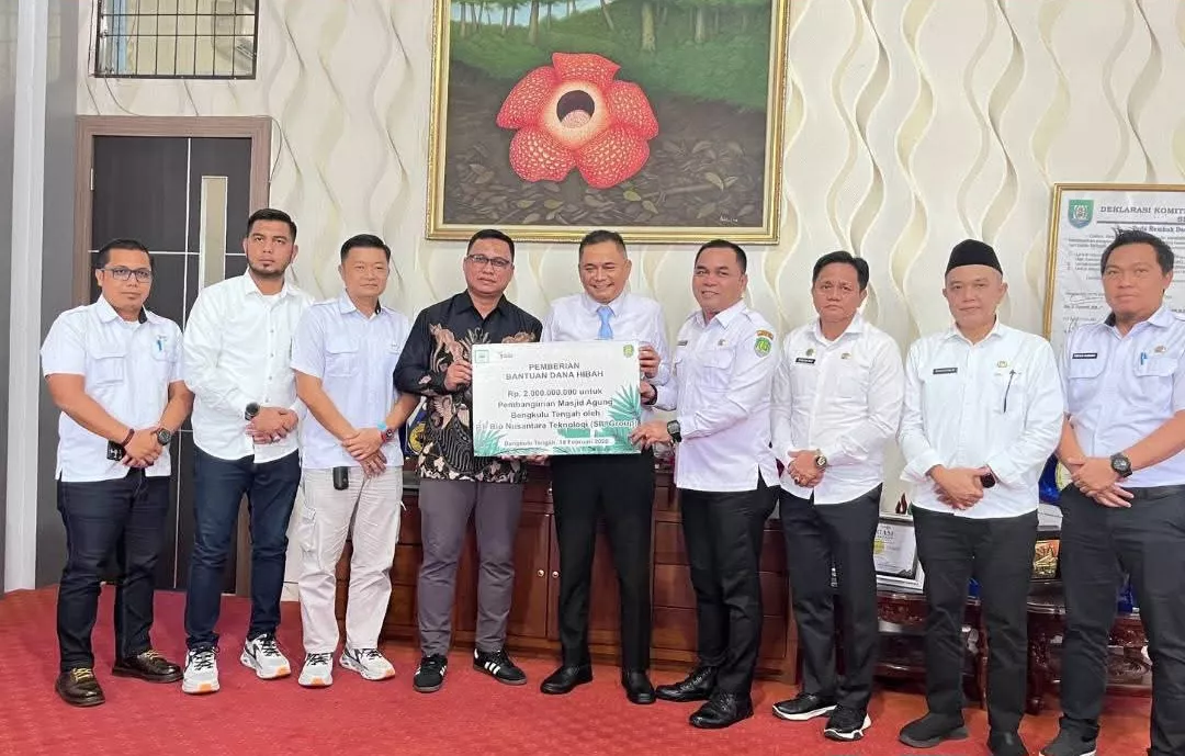 Pemkab Bengkulu Tengah Terima Hibah Rp2 Miliar untuk Pembangunan Masjid Agung