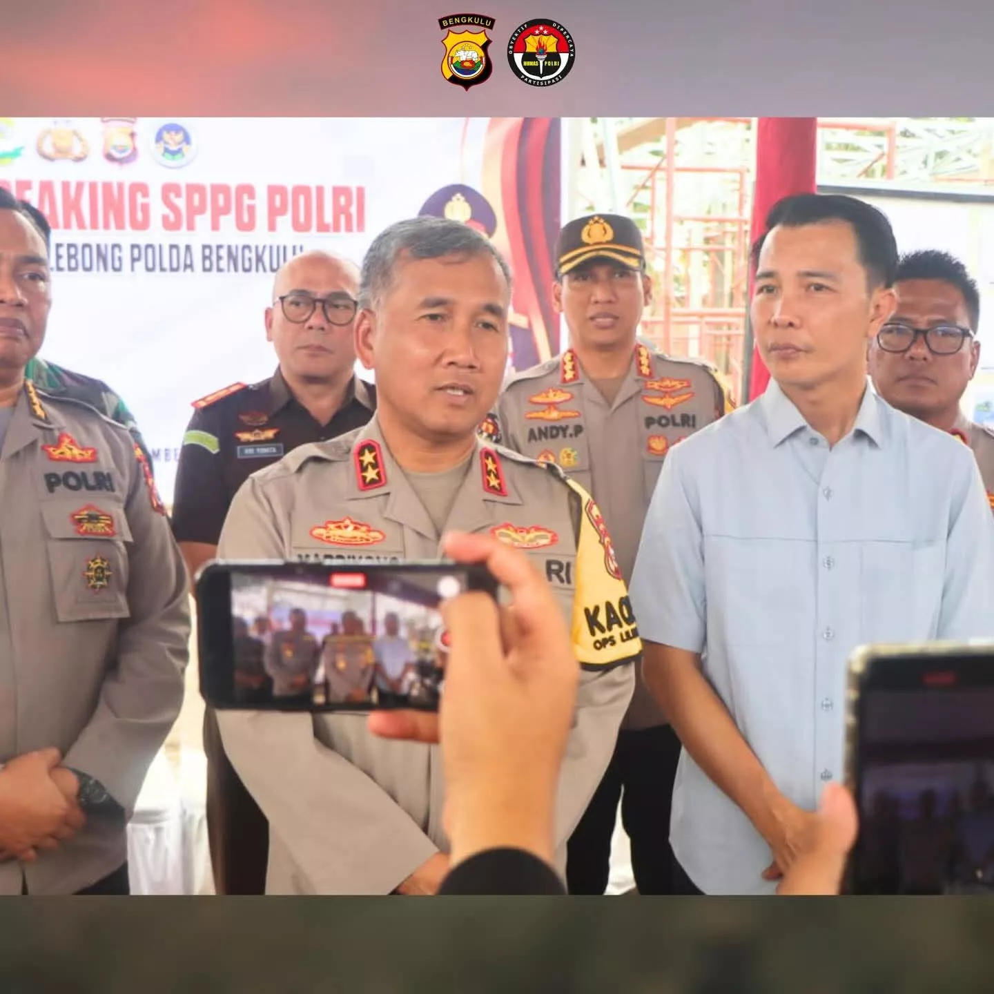 Kapolda Bengkulu Hadiri Groundbreaking Ratusan SPPG Polri