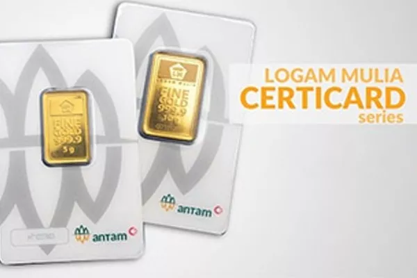 Harga Emas Antam Terkoreksi Tajam, Turun Rp48 Ribu per Gram