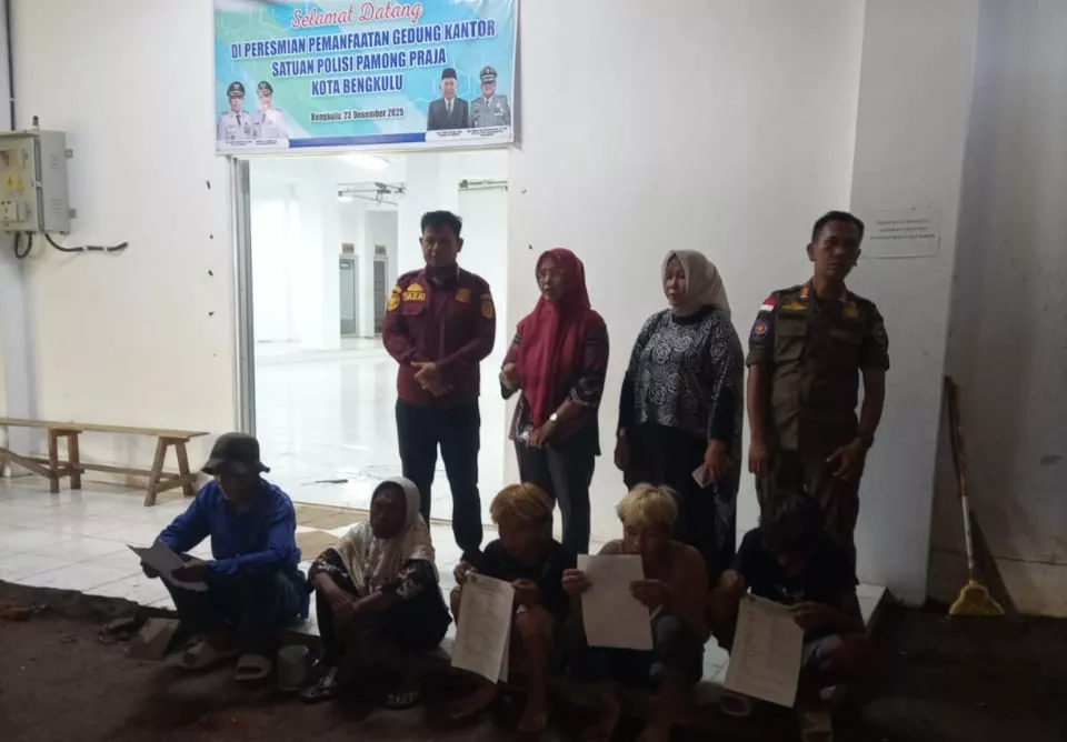 Satpol PP dan Dinsos Kota Bengkulu Gelar Penjangkauan Anak Jalanan, Tegakkan Perda Nomor 7 Tahun 2017
