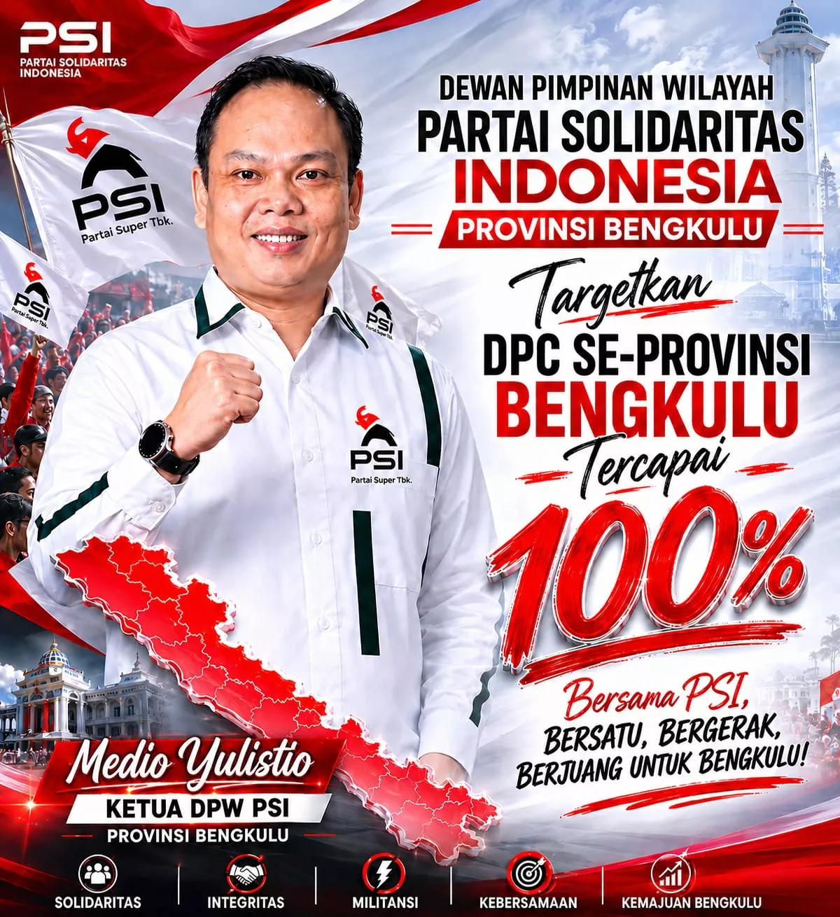 Siap Dilantik Kaesang? PSI Bengkulu Klaim Kepengurusan Hampir Rampung hingga Tingkat Kecamatan