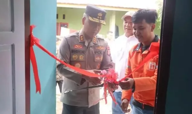 Total 67 Unit, Kapolda Bengkulu Resmikan Bedah Rumah Milik Anggota Ojek Online