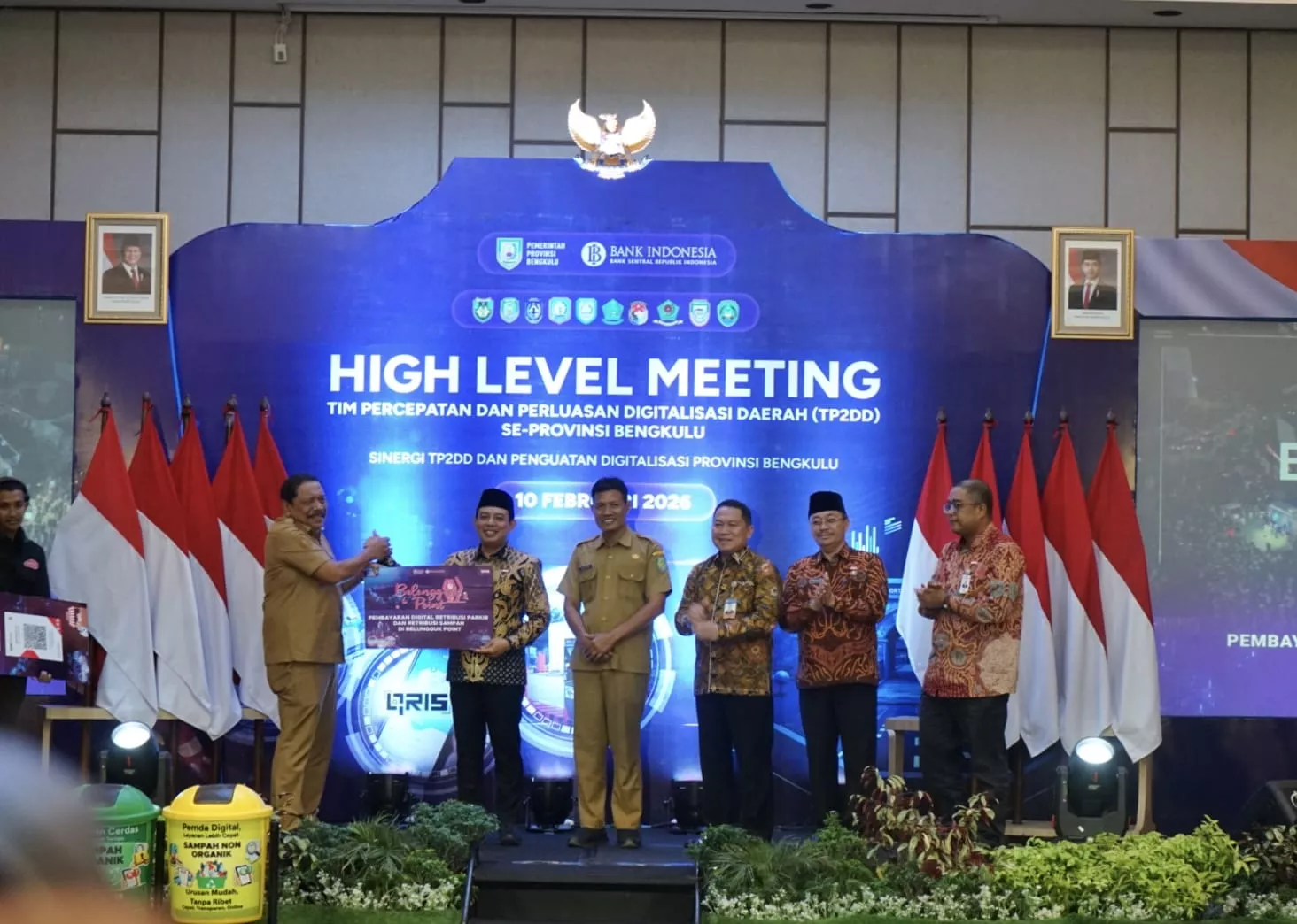 High Level Meeting TP2DD se-Provinsi Bengkulu, Wagub Mian Ajak Kepala Daerah Melek Digital