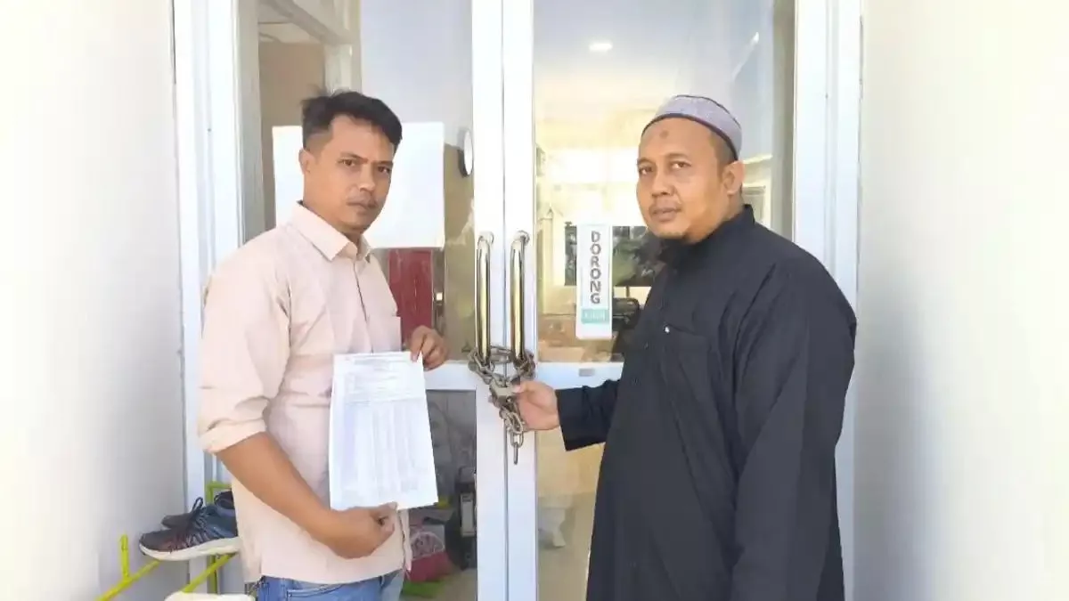 Tagihan Rp750 Juta Tak Dibayar 2 Tahun, Vendor Nekat Gembok Kantor Kontraktor RS UNIB