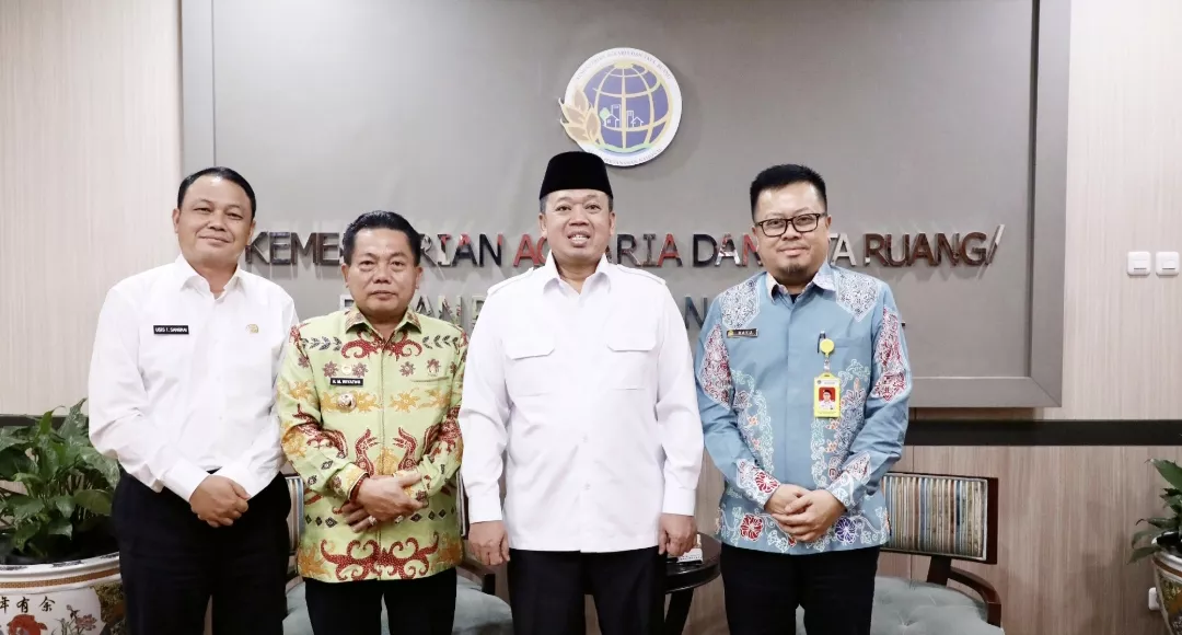 Bupati Kapuas Silaturahmi dengan Menteri ATR/BPN, Bahas Peningkatan PAD dari Sektor Perkebunan