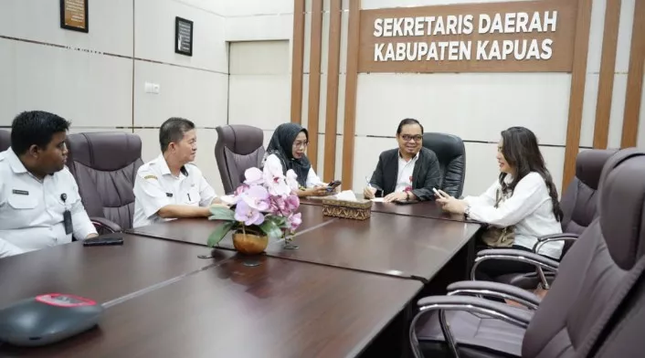 Pemkab Kapuas Ikuti Sosialisasi Penilaian Reward Pembiayaan Kreatif dari Kemendagri