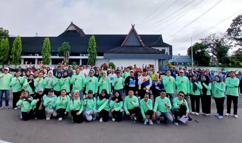 Ratusan Calon Jemaah Ikuti Tes Kebugaran di Muara Teweh